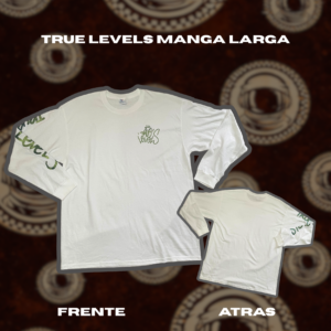 TRUE LEVELS MANGA LARGA BLANCA